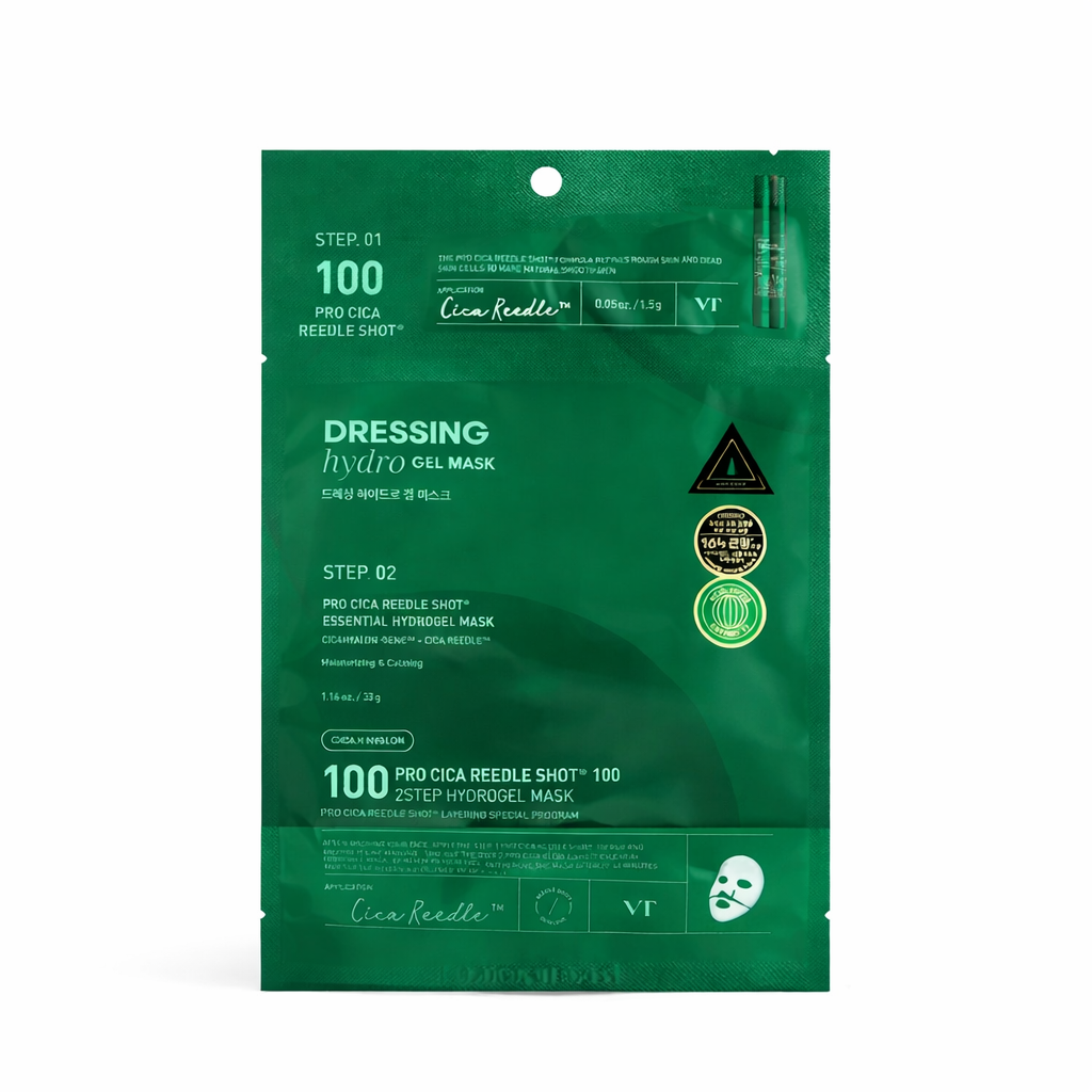 Vt Cosmetics Pro Cica Reedle Shot 100 2Step Hydrogel Mask 1.5G+33G