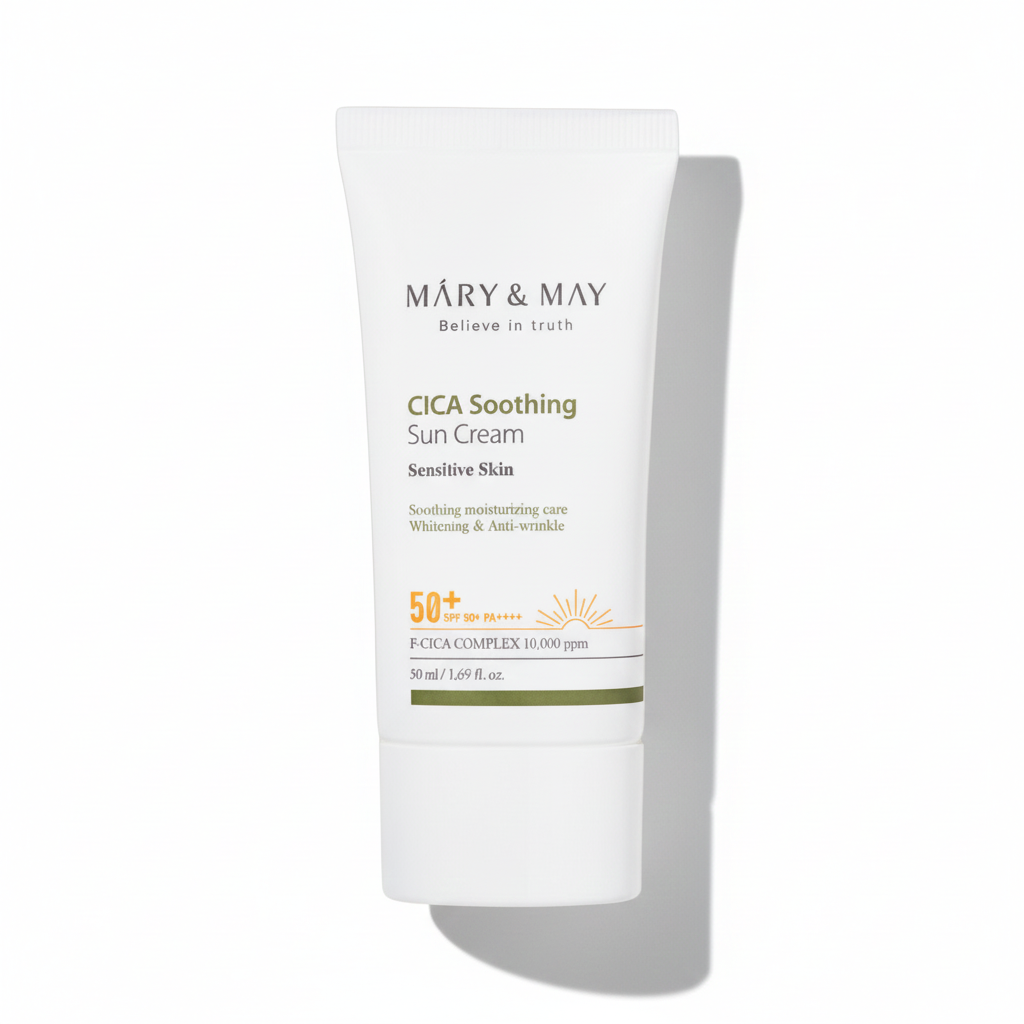 Mary & May CICA Soothing Sun Cream SPF50+ PA++++ 50 ml