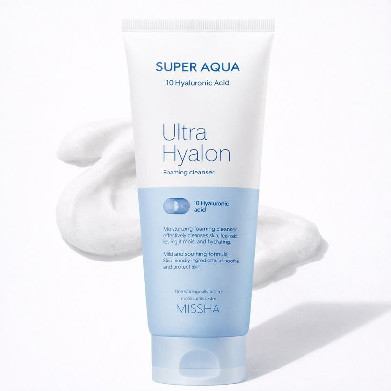 Missha Super Aqua Ultra Hyaluron Cleansing Foam 200 ml